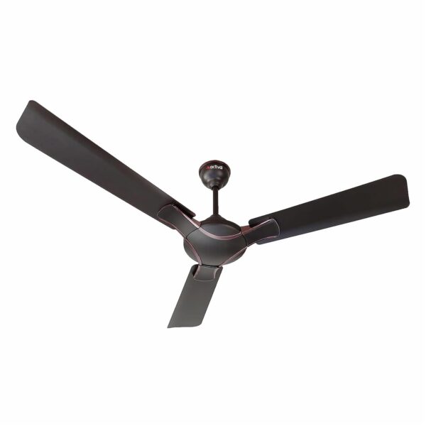 ACTIVA 1200 MM HIGH Speed 390 RPM Anti DUST Coating Pure Copper Corolla Ceiling Fan  (Smoke Brown)