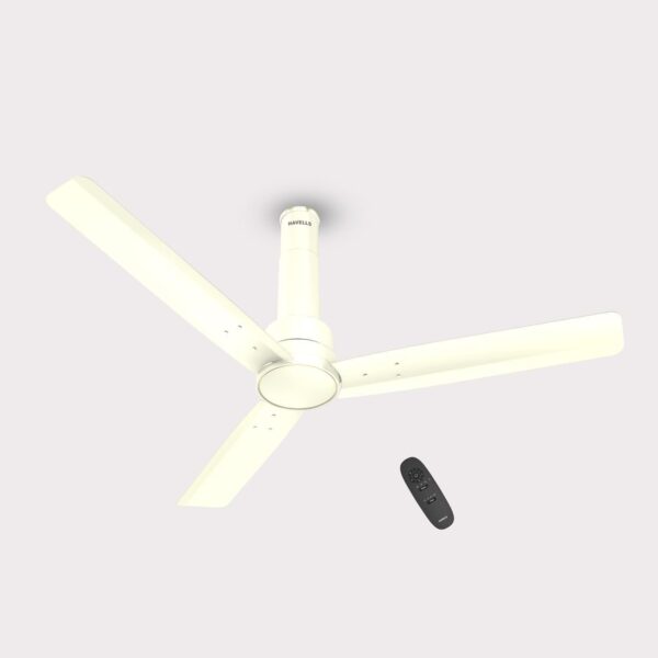 Havells 1200mm Elio BLDC Ceiling Fan | Remote Controlled, High Air Delivery Fan  (Bianco)