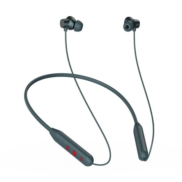 pTron Newly Launched Tangent Eon BT v5.3 Wireless in-Ear Neckband (Grey)