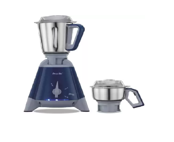 Preethi Xpro Duo MG-198 1300 W Commercial Mixer Grinder with 2 Jars ( 0.75L Chutney Jar + 2L Wet Grinding, Stainless steel), Tripad Metal Motor Stand, Blue Visit the Preethi Store