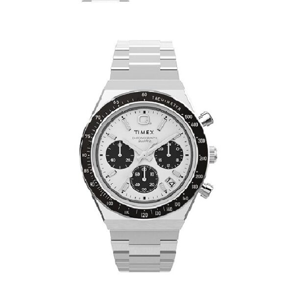 TIMEX Q Men White Round Dial Analog Watch - TW2W53300UJ