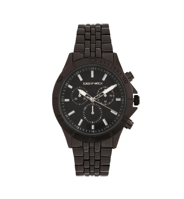 Joker and Witch Joker & Witch Connery All Black Metallic Strap Watch