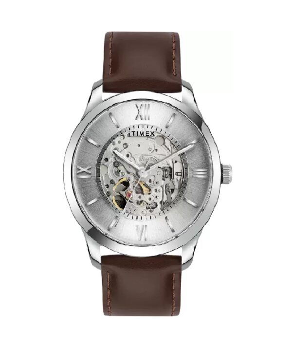 TIMEX  Automatic Silver Dial Analog Watch - For Men TWEG208SMU01
