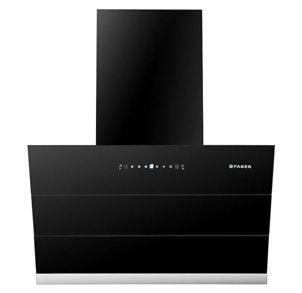 Faber 60 Cm 1350 M3/Hr Slant, Filterless Auto Clean Chimney-Black