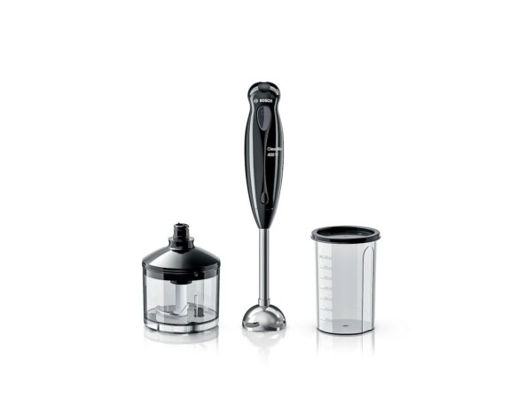 Bosch 400 Watts Steel Leg Hand Blender With Beaker And Chopper (Black) Ms1Bg1121I