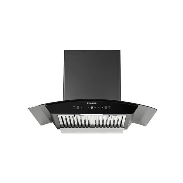 Faber 75 cm 1500 m³/hr Autoclean Curved Shape Kitchen Chimney |