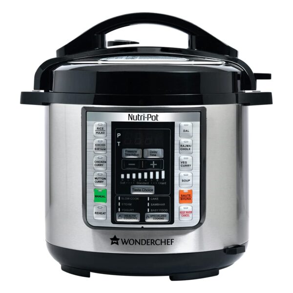 Wonderchef Nutri-Pot Electric Pressure Cooker with 7-in-1 Functions|