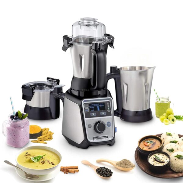 Hamilton Beach Professional Juicer Mixer Grinder 58770-IN, 1400 Watt Rated Motor, Triple Overload Protection