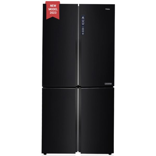 Haier 531 L Inverter Frost-Free Side-by-Side Refrigerator (HRB-550KG, Black,Convertible)