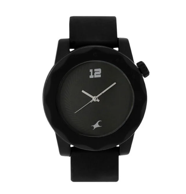 Fastrack Quartz Analog Black Dial Plastic Strap Watch for Unisex
