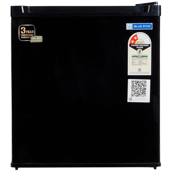 Bluestar 45 Ltr, 2 Star, Mini Refrigerator with Freezer, Direct Cool, Black, MR60-GB