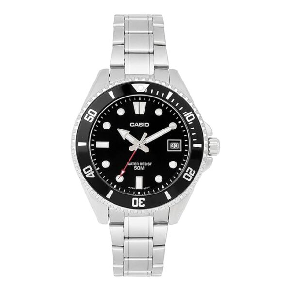 Casio Enticer Men Analog Black Dial Men MDV-10D-1A1VDF (A2195)