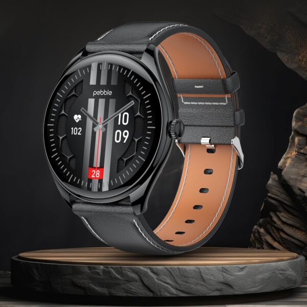Pebble Royale Legend 1.43" AMOLED Display, Slimmest Design, Bluetooth Calling, Premium Built, Always On Display