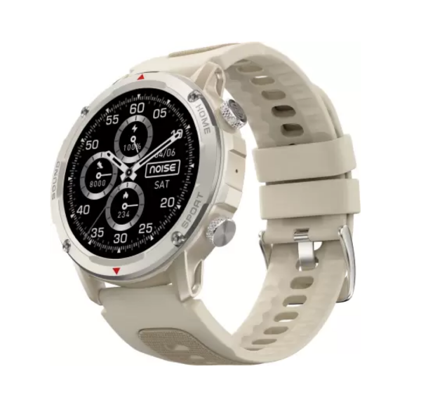 Noise Venture 1.39 inch TruView Display, Rugged Design & BT calling Smartwatch  (Grey Strap, Regular)