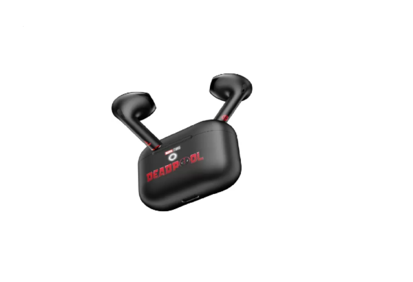 boAt Airdopes Alpha Deadpool Edition- 35 HRS Playback,13mm Drivers,Dual Mics ENx Tech Bluetooth  (Assassin Black, In the Ear)