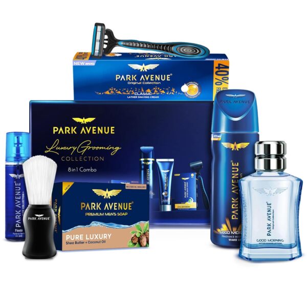 Park Avenue Luxury  Grooming Kit for Men |  Shaving Kit for Men |