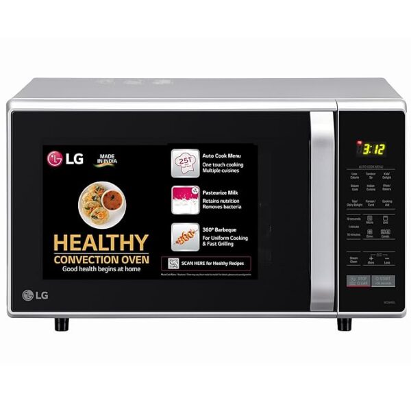 LG 28 L Convection Microwave Oven (MC2846SL, Silver)