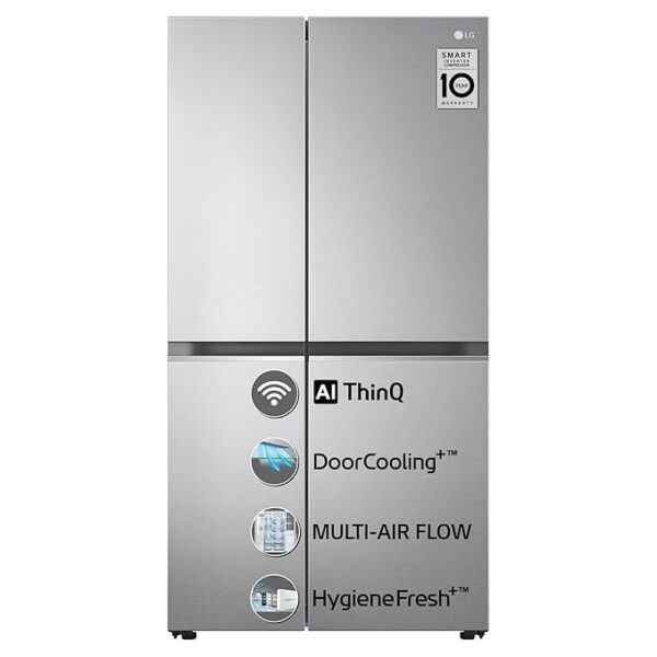LG 833 L Frost Free Smart Inverter Compressor Wi-Fi Side-By-Side 5 Star Appliance