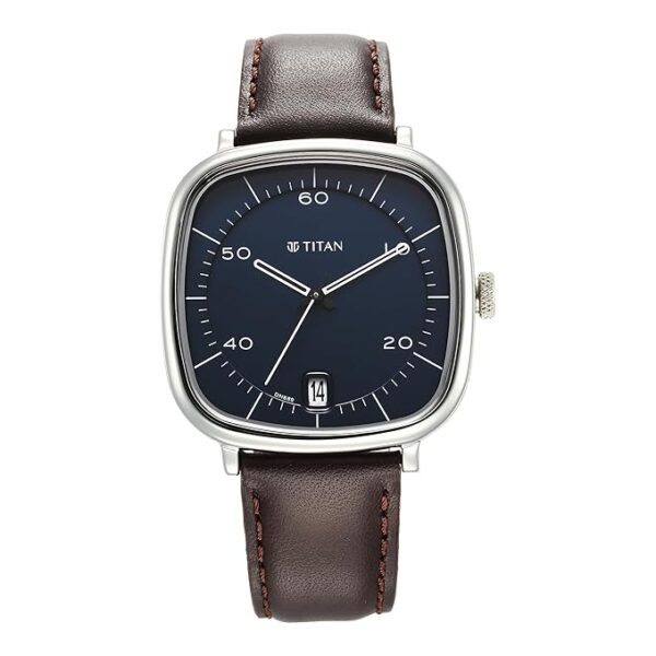 Titan Neo Curve Quartz Analog with Date with Date Blue Dial for Men-NS1885SL03