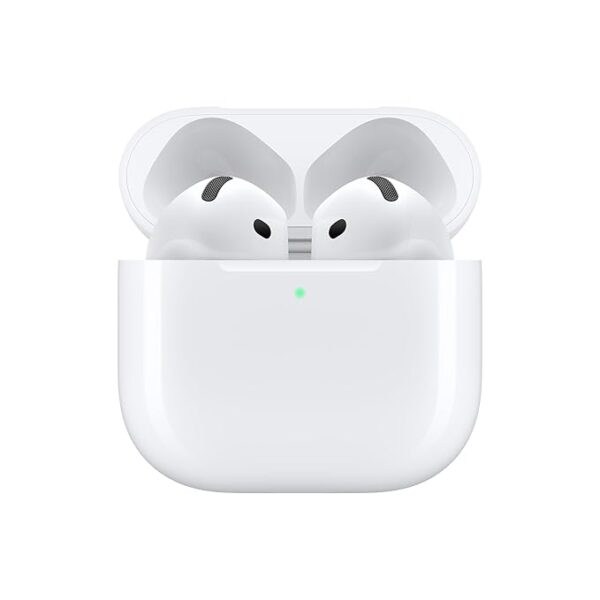Apple AirPods 4 Wireless Earbuds, Bluetooth Headphones, with Active Noise Cancellation, Adaptive Audio USB-C Charging Case, Wireless Charging, H2 Chip