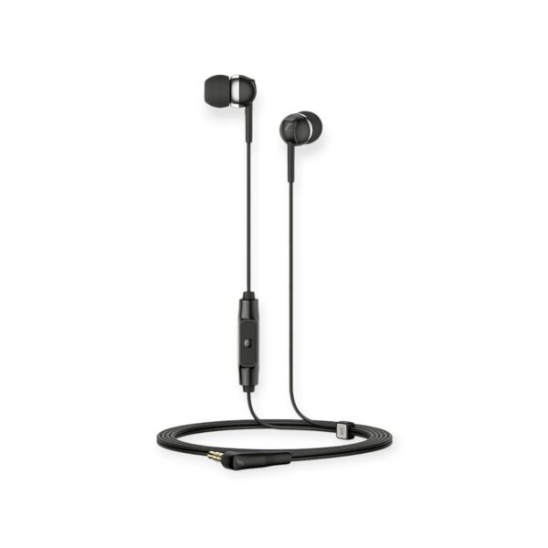 Sennheiser CX 80S in-Ear Wired Headphones with in-line One-Button Smart Control Superior Sound, Black