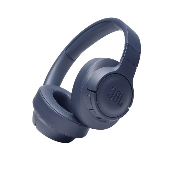 JBL Tune 710BT by Harman, 50 Hours Playtime with Quick Charging Wireless Over Ear Headphones (Blue)