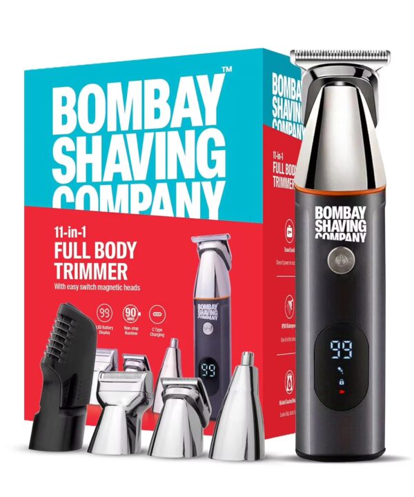 Bombay Shaving Company 5in1 Multi Grooming Kit All in One Full Body Trimmer for Men