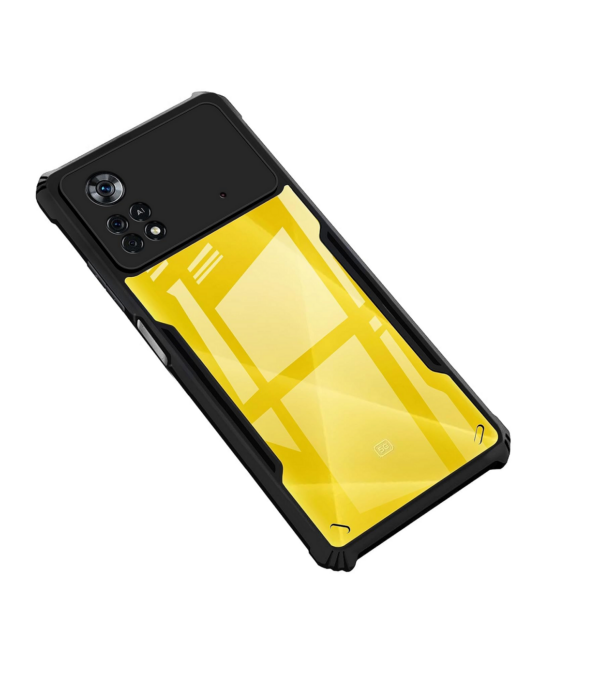 Carrywrap Plastic Transparent Hard Back Cover Case For Poco X4 Pro 5G - Image 2