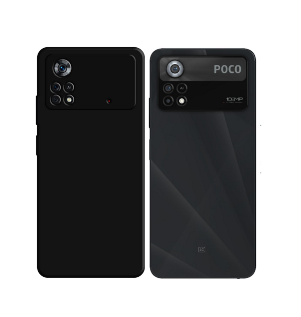 Carrywrap Back Cover case for Poco X4 Pro 5G- Black