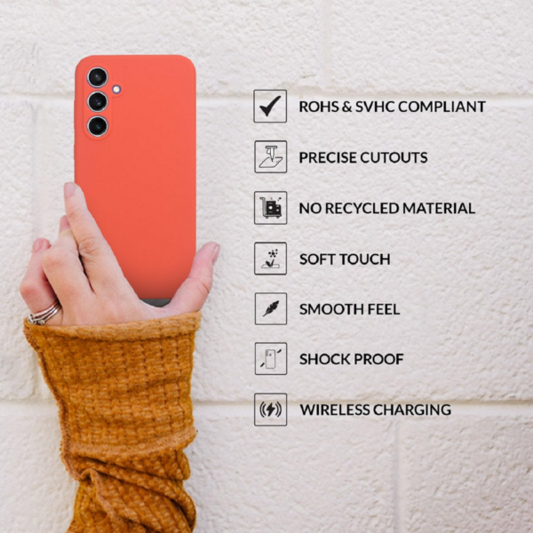 SPRIG Cases Compatible with Samsung Galaxy S23-(Orange) - Image 3