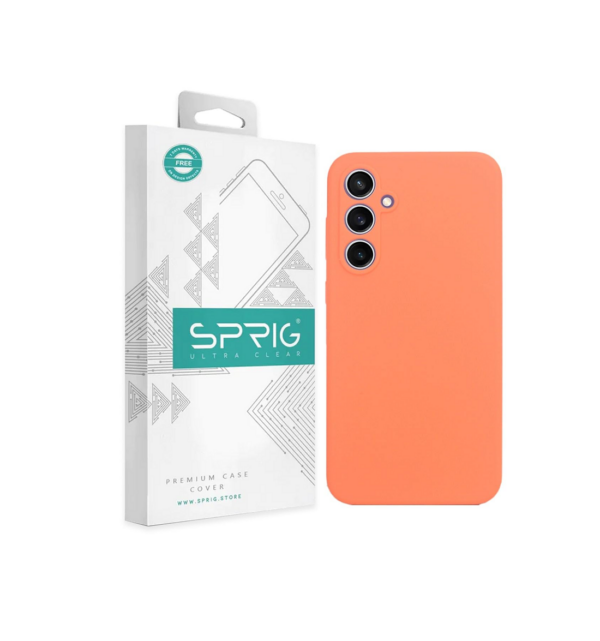 SPRIG Cases Compatible with Samsung Galaxy S23(Light Orange)