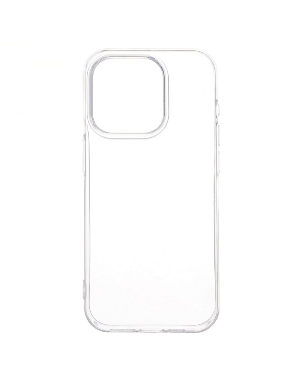 Inktree iPhone 15 Back Cover | Slim Soft Back Case for iPhone 15 (Transparent)