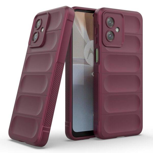 amazon basics Back Case Cover for Motorola Moto G64 5G | Plum