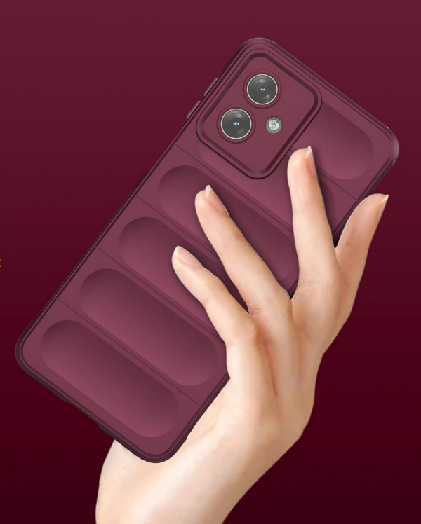 amazon basics Back Case Cover for Motorola Moto G64 5G | Plum - Image 3