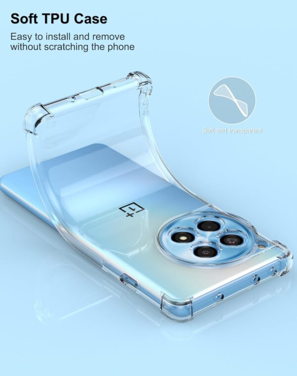 Inktree OnePlus 12R 5G Back Cover | (Transparent) - Image 3