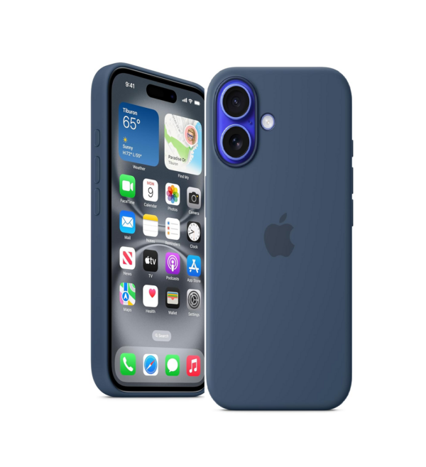 Apple iPhone 16 Plus Silicone Case with MagSafe - Denim ​​​​​​​ - Image 3