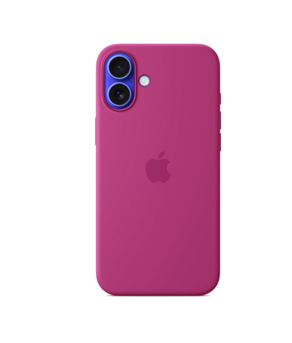 Apple iPhone 16 Silicone Case with MagSafe - Fuchsia ​​​​​​​