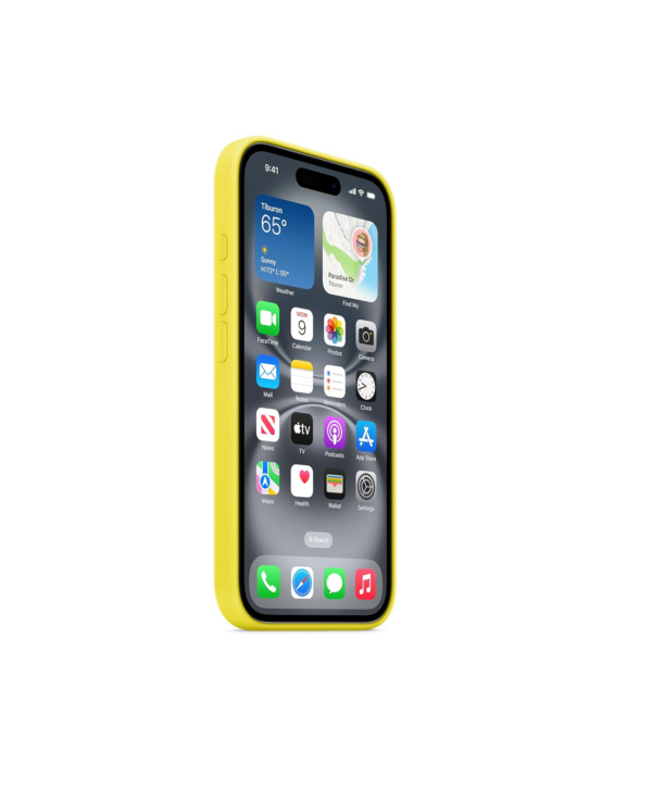 Apple iPhone 16 Silicone Case with MagSafe - Star Fruit - Image 2