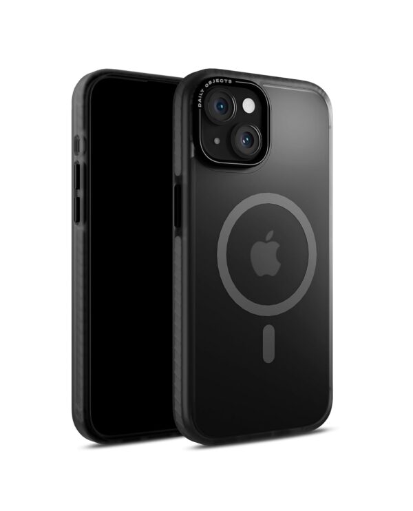 DailyObjects Polycarbonate Case For iPhone 15 Plus- Black Nimbus Magnetic