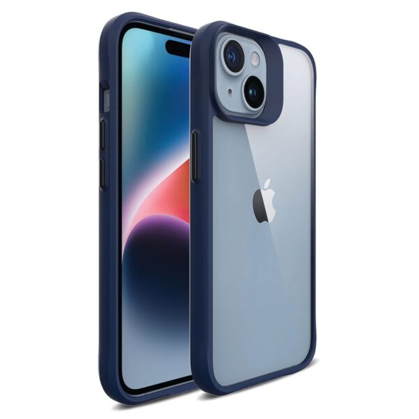 DailyObjects Case for iPhone 15 Plus-Blue Hybrid Clear