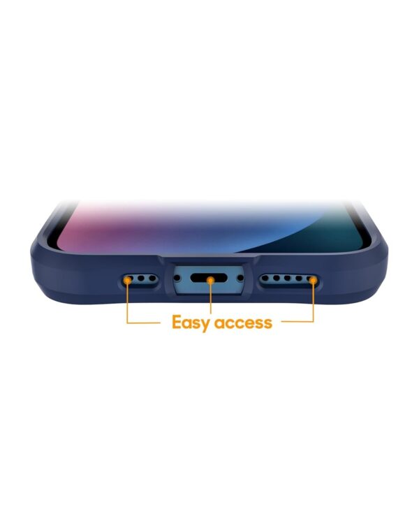 DailyObjects Case for iPhone 15 Plus-Blue Hybrid Clear - Image 3