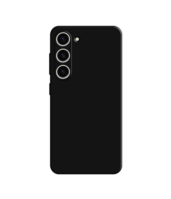 HELLO ZONE Exclusive Matte Finish Soft Back Case Cover for Samsung Galaxy S23 5G - Black