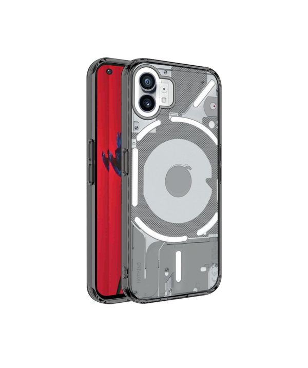 HELLO ZONE Back Cover Case for Nothing Phone 1-Smoke Grey