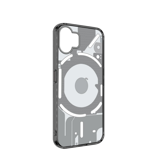 HELLO ZONE Back Cover Case for Nothing Phone 1-Smoke Grey - Image 2
