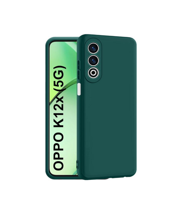 CEDO Oppo K12x (5G) Back Cover |Case Cover (Green)