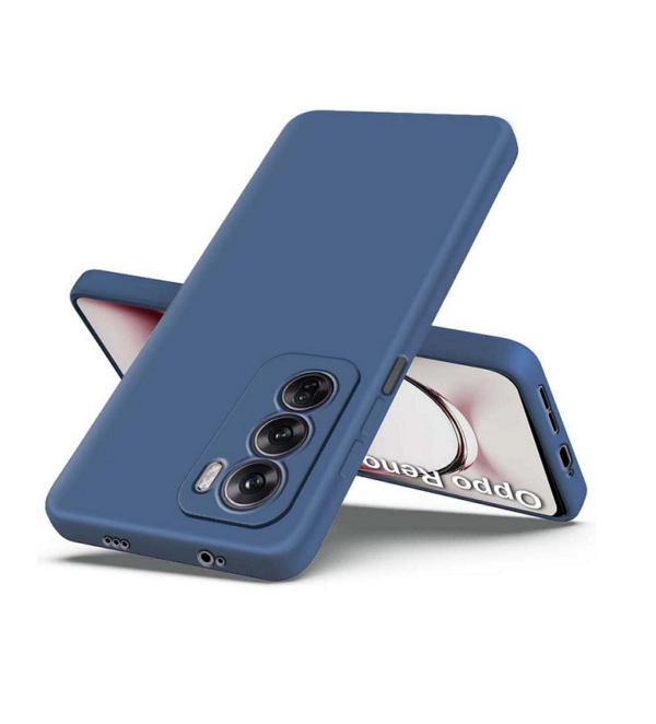 Fashionury Back Cover for Oppo Reno 12 Pro 5G | (Blue)