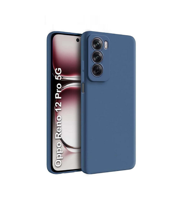 Fashionury Back Cover for Oppo Reno 12 Pro 5G | (Blue) - Image 2