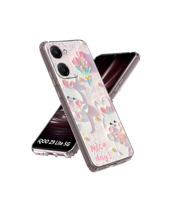 Fashionury Designer Case for iQOO Z9 Lite 5G / Vivo Y18 / Vivo Y03 / Vivo Y18e / Vivo T3 Lite 5G, Printed Back Cover for iQOO Z9 Lite 5G -D2173 - Image 2