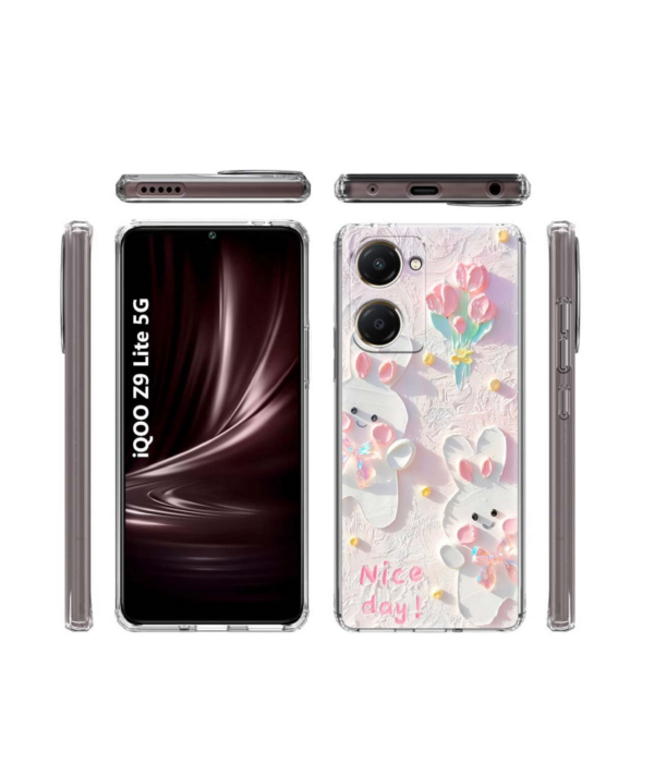 Fashionury Designer Case for iQOO Z9 Lite 5G / Vivo Y18 / Vivo Y03 / Vivo Y18e / Vivo T3 Lite 5G, Printed Back Cover for iQOO Z9 Lite 5G -D2173 - Image 3