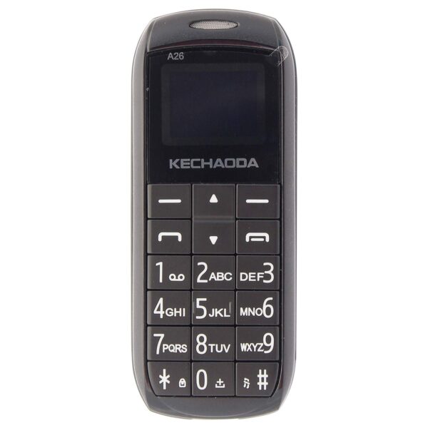 KECHAODA A26 Dual Sim Mobile Phone (Bluetooth Size,Black, 16MB)